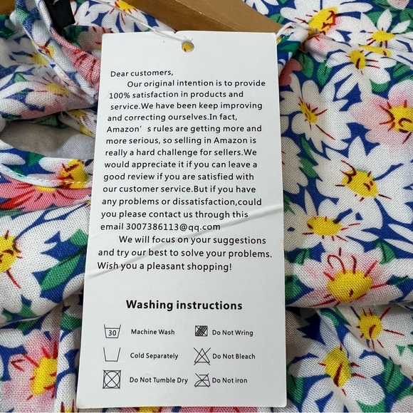 Kirundo Ruffle Short Sleeve Floral Loose Pleated Mini Dress SZ S - Picture 8 of 12